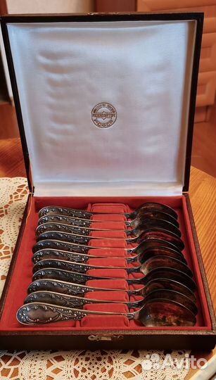 Набор ложек мельхиор Кольчугин з-д РСФСР