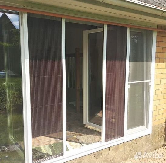 Москитная сетка гармошка