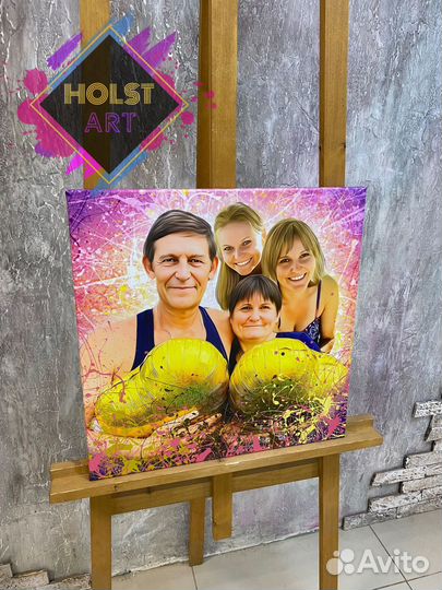 Портрет на холсте по фото