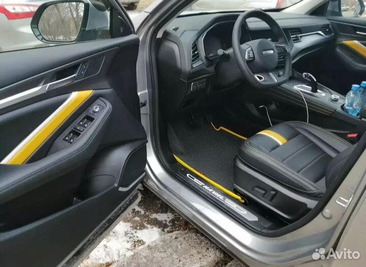 Коврики в машину eva в подарок подпятник + 2 лого