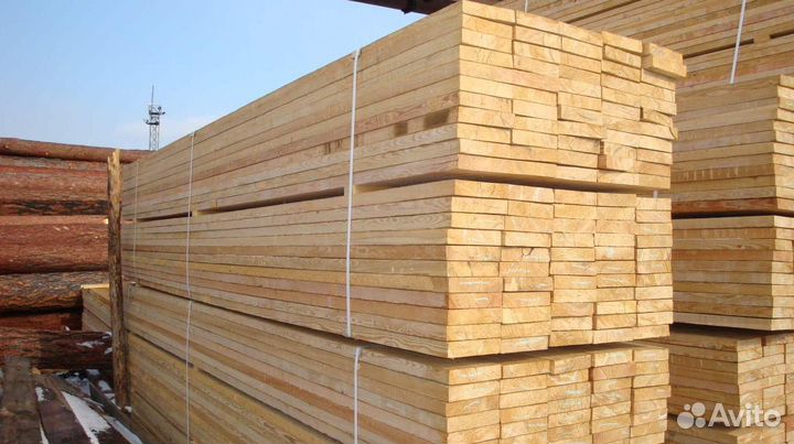 Доска обрезная 150х250х6000 мм