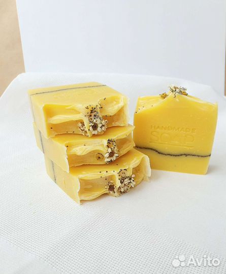 Облепиховое мыло ручной работы