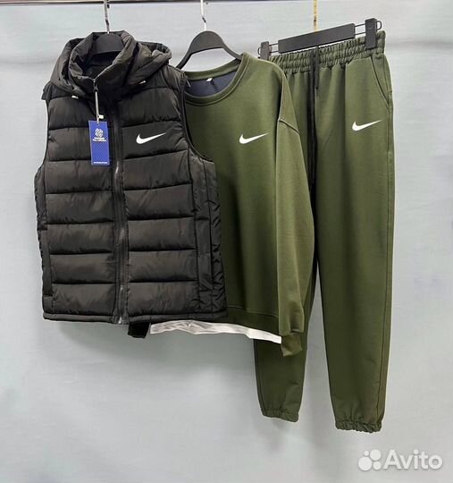 Спортивный костюм мужской новый Nike тройка