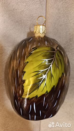 Ёлочная игрушка Ёжик с малинкой от Ариель