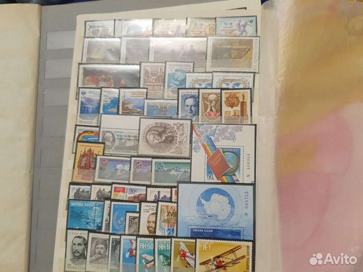 Почтовые марки 1986-й год чистые