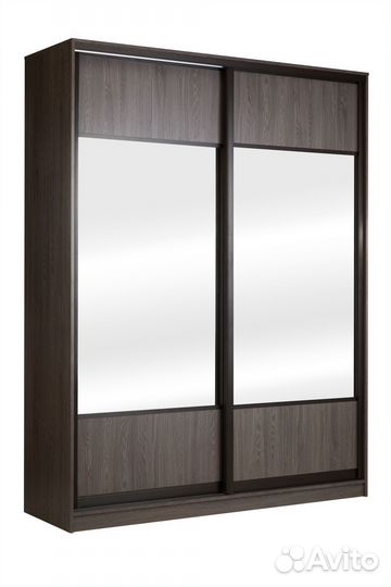 Шкаф-купе 182,5*58*240 2 дв. ясень темный/ясень