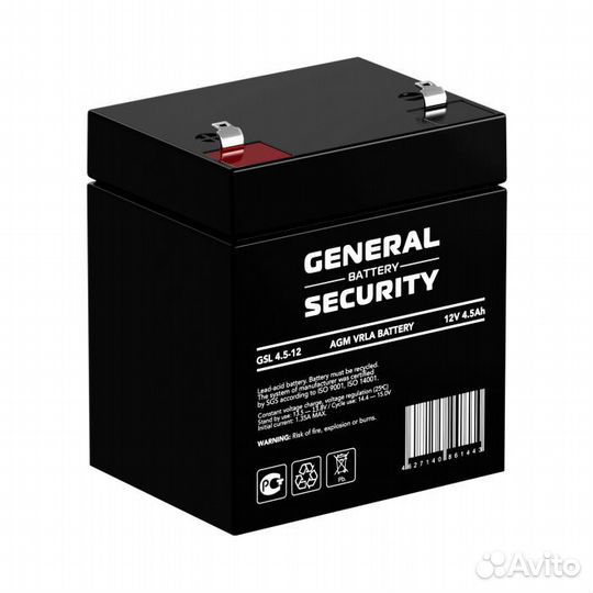 Аккумулятор General Security GSL 4.5-12 оптом