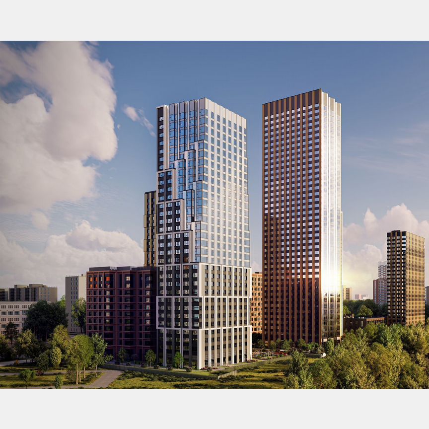 3-к. квартира, 65,6 м², 16/31 эт.