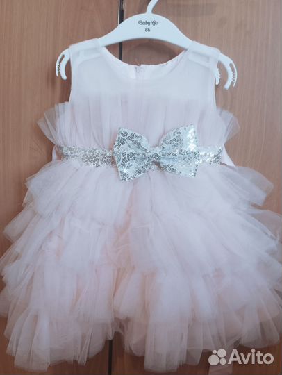 Нарядное платье для девочки 86
