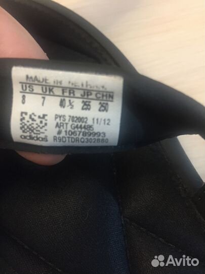 Сланцы adidas 40 размер