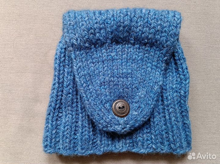 Шапка вязаная ручной работы р 55-58 