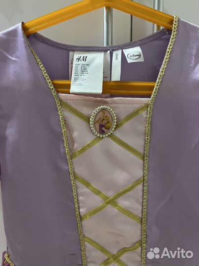 Платье рапунцель 134/140