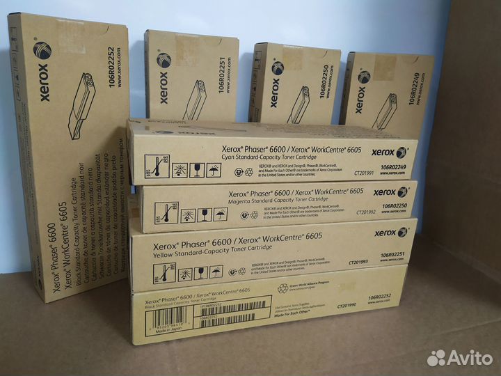 Картриджи Б/У для xerox: WC 6605/phaser 6600