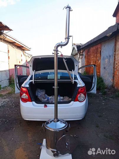 Самогонный аппарат 2дюйма 36л с узлом отбора по жи