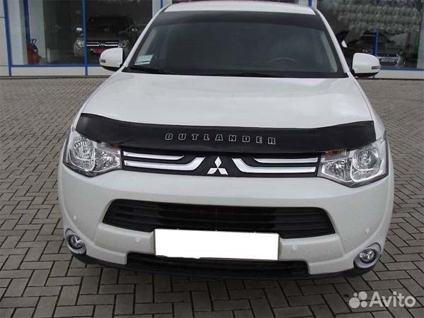 Дефлектор капота Mitsubishi Outlander (2012-2020)