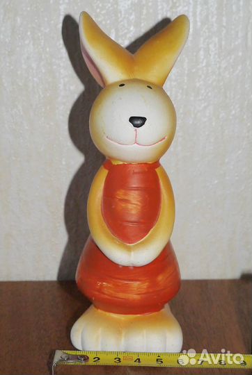 Фигурка заяц-кролик керамический