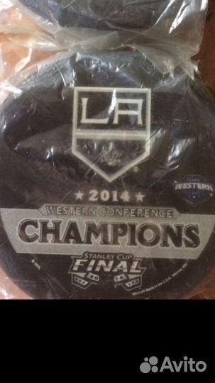 Редкость чемпионская шайба нхл ла Кингз-2014