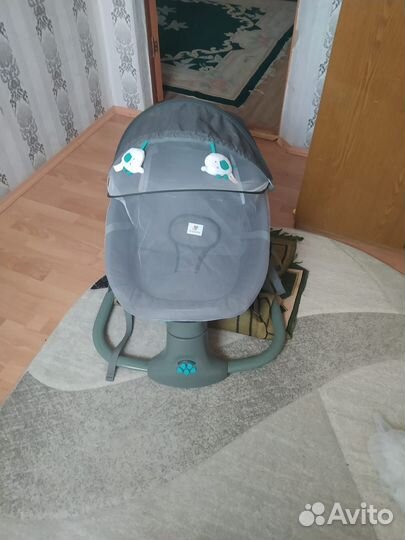 Детские электронные качели шезлонг