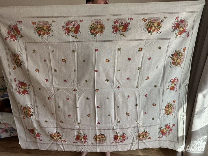 Скатерть льняная 2х1,5 м