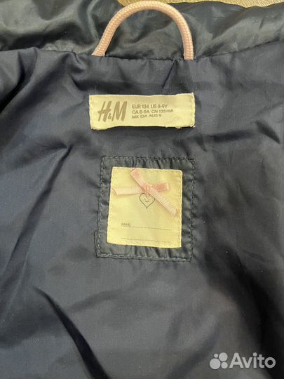 Куртка для девочки hm 134