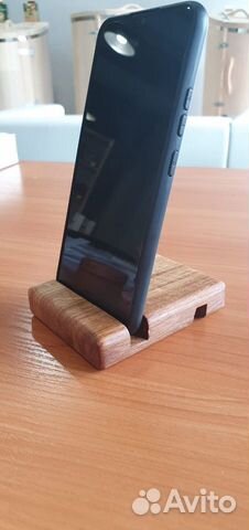 Подставка для телефона, дуб