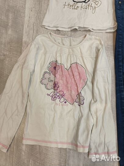 Вещи пакетом для девочки 128-134 школьный сарафан