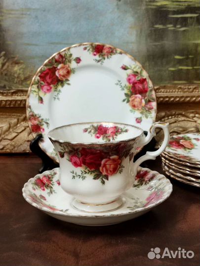 Royal Albert-трио,десертные тарелки