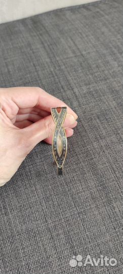 Серьги и браслет Северная Чернь серебро