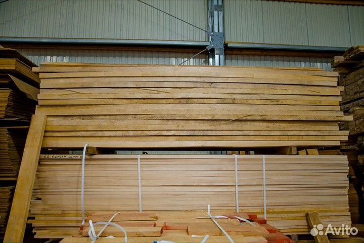 Доска обрезная л/п 50*150*3000-6000м Береза/осина