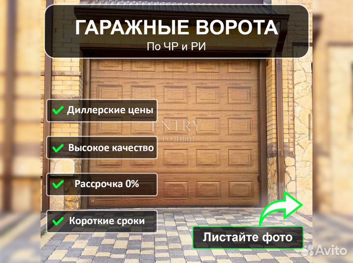 Ворота гаражные секционные