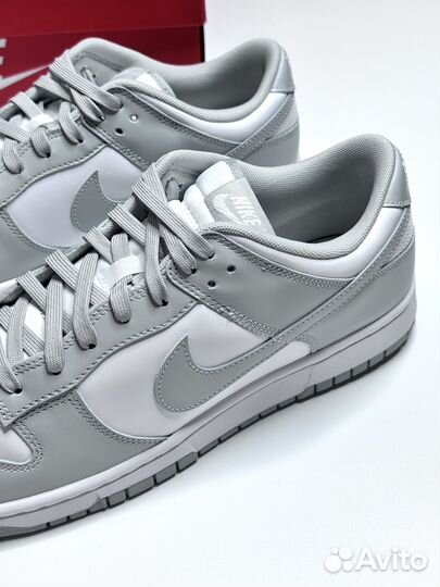 Оригинальные Кроссовки Nike Dunk Low Grey Fog