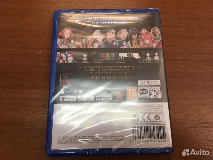 PS Vita Zero Escape: Virtue's Last Reward (новая)