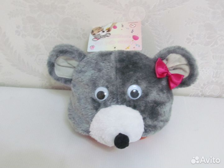 Новый Костюм шапка Мышка Мышонок Мышь Крыса