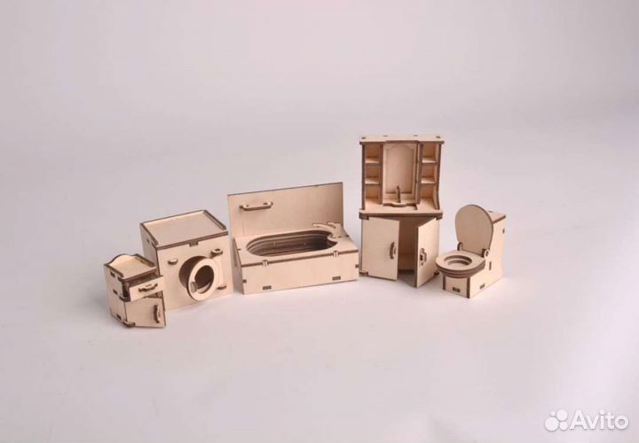 Новый кукольный домик в упаковке