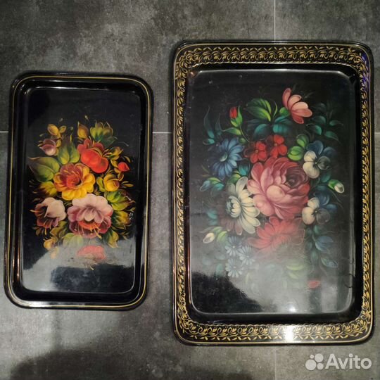 Подносы Жостово СССР бу