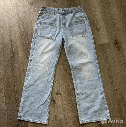 Джинсы Simbol Project Cherry Blossom Baggy y2k