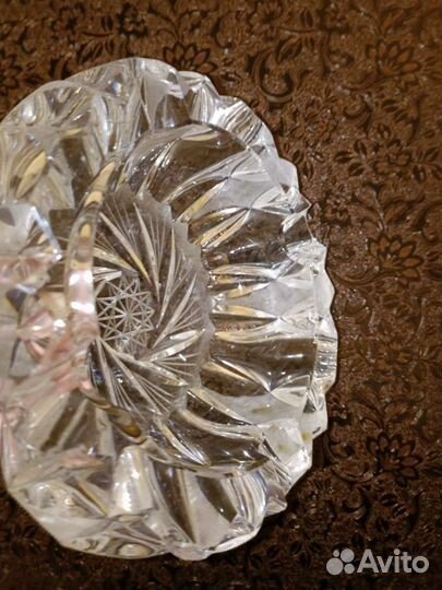 Пепельница Чехословакия Хрусталь