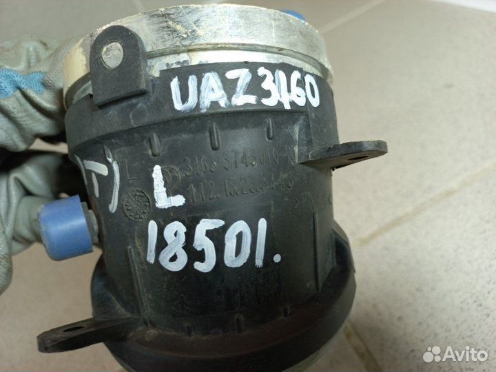 Фара противотуманная левая УАЗ Патриот