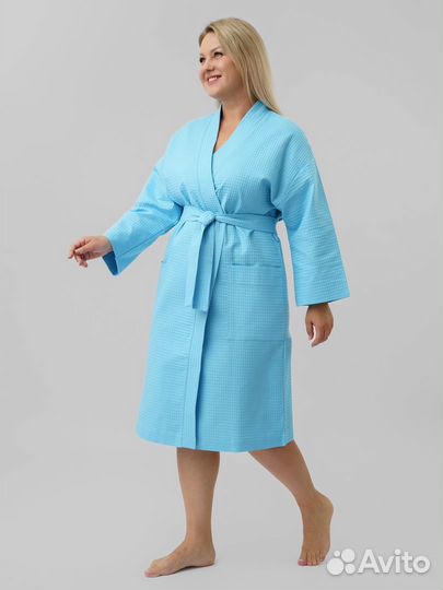 Халат банный вафельный Артикул 1411 - 1408