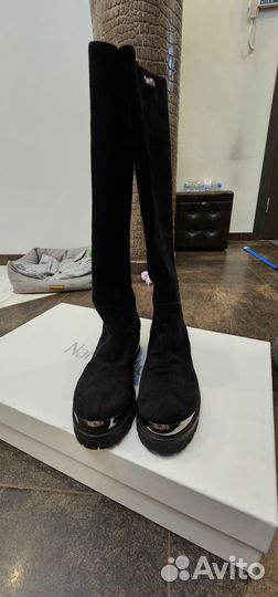 Сапоги замшевые осенние Nando Muzi