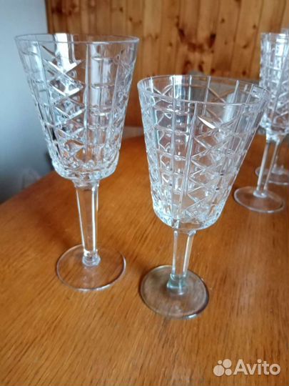 Хрустальные фужеры из СССР, ретро