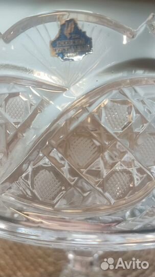 Хрустальная ваза Шведка гусь хрустальный