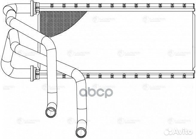 Радиатор отопителя Luzar LRh 2209 LRh 2209 luzar