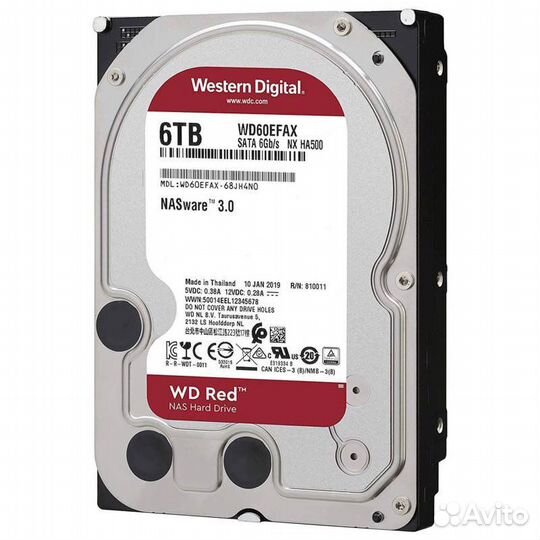 Жесткий диск 3.5 WD RED 6тб