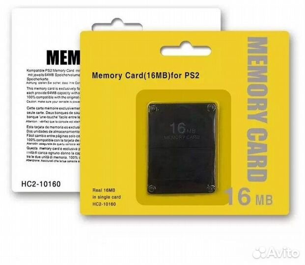 Карта памяти Memory Card 16MB для PS2