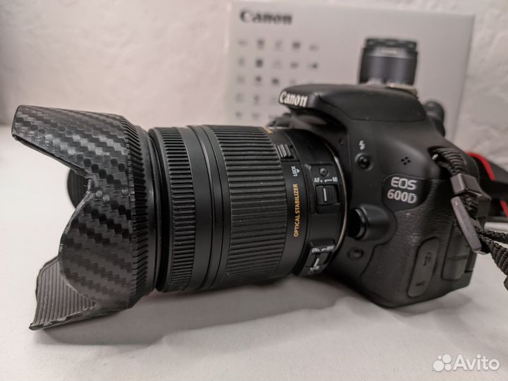 Фотоаппарат Canon 600D, объективы, студийный свет