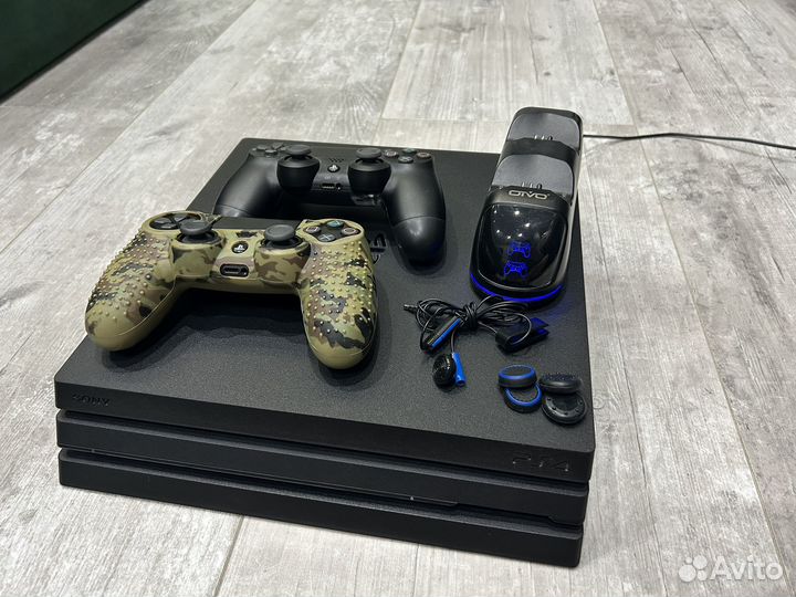 Sony playstation 4 pro 1tb 2 геймпада