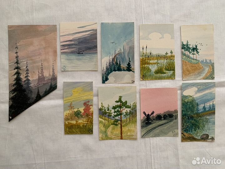 Дореволюционные рисунки, ранние советы, 1911-1926