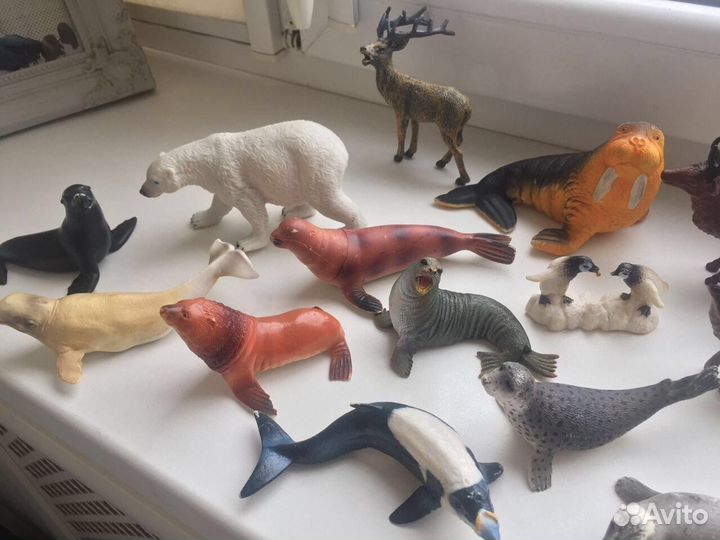 Фигурки животных на любой вкус, цвет и размер, пла