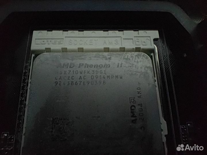 Комплект AM3 asus M4A77TD, Phenom II 710, 4Gb DDR3